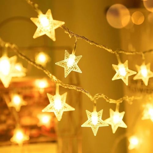 20 LED Star Lights, Decorative Lights, Indoor/Outdoor, Christmas, Party, Wedding