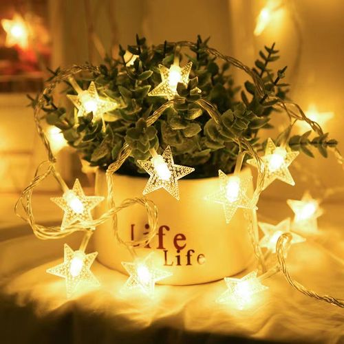 20 LED Star Lights, Decorative Lights, Indoor/Outdoor, Christmas, Party, Wedding