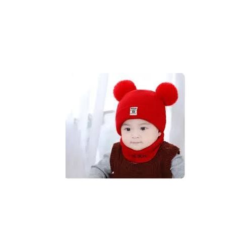 Baby Hat Scarf Set Warm Knit Baby Bonnet Hats