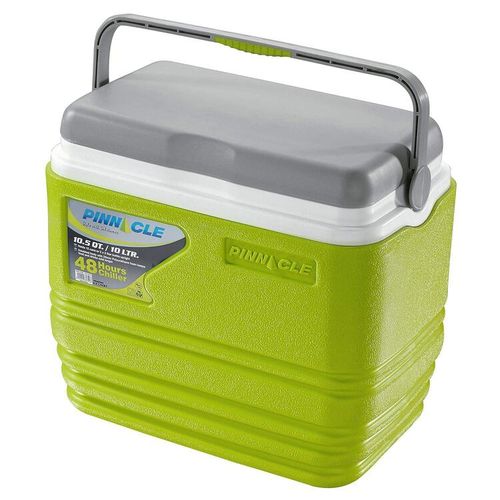 Pinnacle Insulated Water Cooler Ice Chiller Box 10L,Lemon Green.