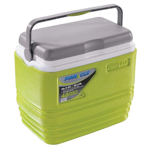 Pinnacle Insulated Water Cooler Ice Chiller Box 10L,Lemon Green.