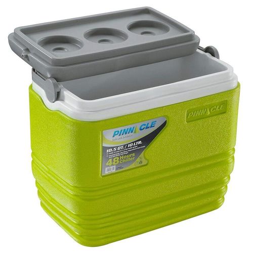 Pinnacle Insulated Water Cooler Ice Chiller Box 10L,Lemon Green.
