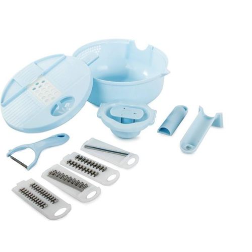 VEGETABLE SLICER SLICER GRATER WITH BOWL COLANDER PEELER