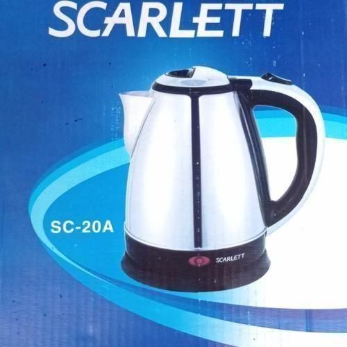 Scarlett  Electric Pacolater Heat Kettle Steel 2L - Silver
