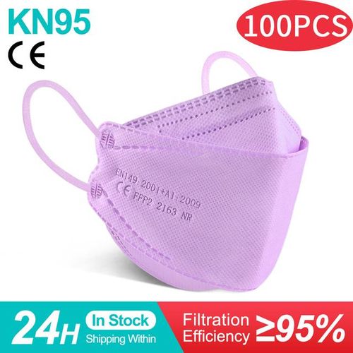 10-200pcs Mascarillas Fpp2 Security Protection Ffp2 Face Approved Fish Masks Kn95 Kf94 Mouth Kf94mask