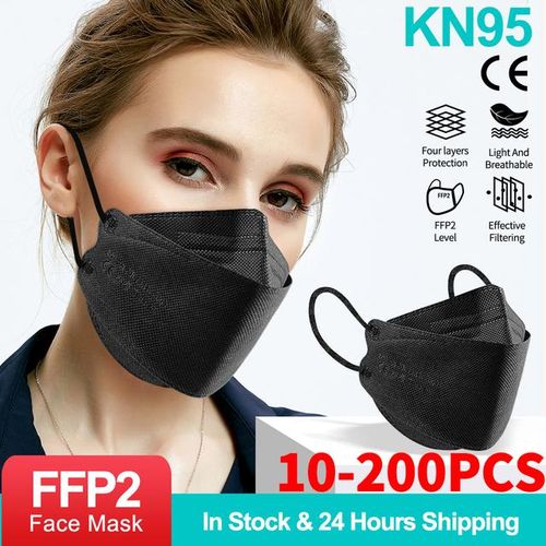 10-200pcs Mascarillas Fpp2 Security Protection Ffp2 Face Approved Fish Masks Kn95 Kf94 Mouth Kf94mask