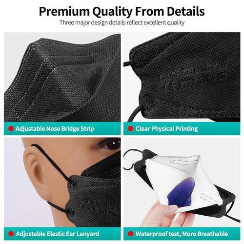 10-200pcs Mascarillas Fpp2 Security Protection Ffp2 Face Approved Fish Masks Kn95 Kf94 Mouth Kf94mask