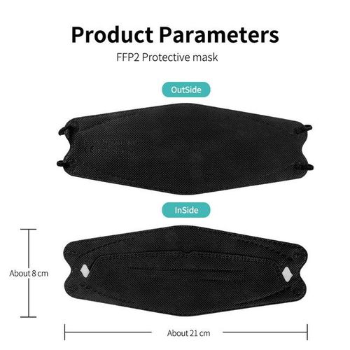10-200pcs Mascarillas Fpp2 Security Protection Ffp2 Face Approved Fish Masks Kn95 Kf94 Mouth Kf94mask