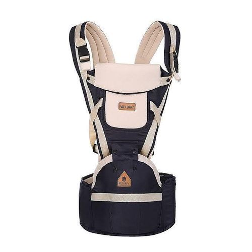 Baby Carrier with Hip Seat All Seasons,Adjustable Baby Holder Carrier for Breastfeeding- Multi