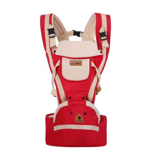 Baby Carrier with Hip Seat All Seasons,Adjustable Baby Holder Carrier for Breastfeeding- Multi