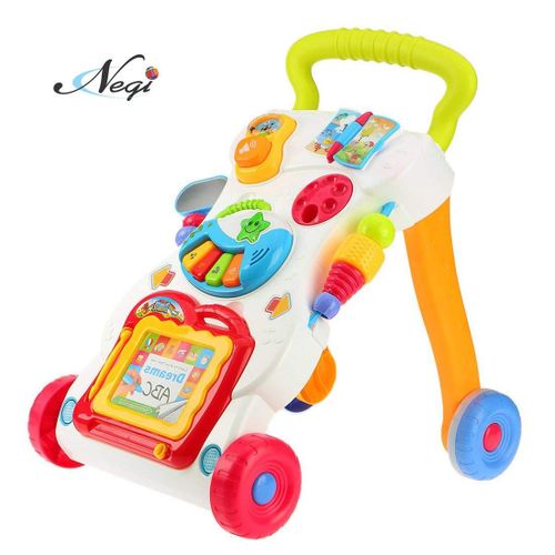 Baby Activity Walker Toy Comes with Two Patterns : Sit and Play, Stand and Walk.(Children Music Walker)