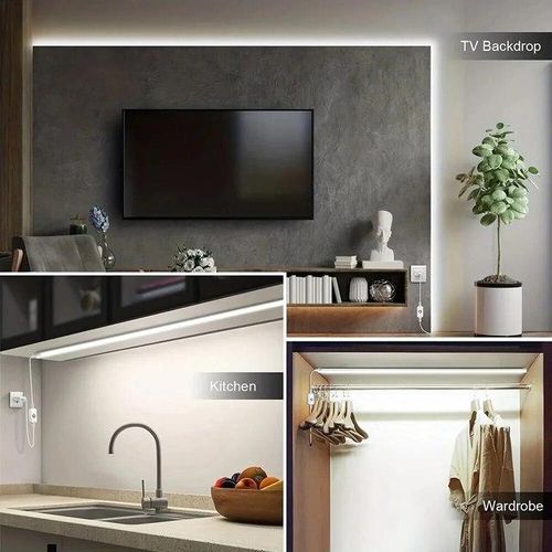 3m Dc 5v Usb Motion Backlight Led Strip Hand Sweep Waving On Off Sensor Tv Kitchen Under Cabinet Lamp