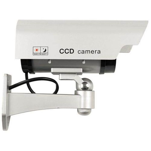 Solar Powered Camera Indoor Outoodr Dummy Bullet CCTV Security Camera with Blinking IR LED