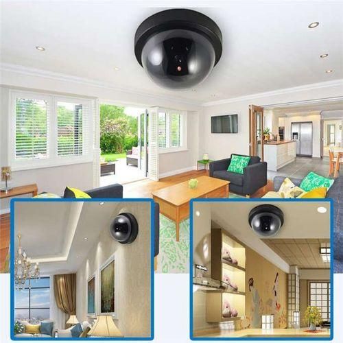 4 SET CCTV Dummy Camera Flashing Led Fake Camera Power Secur