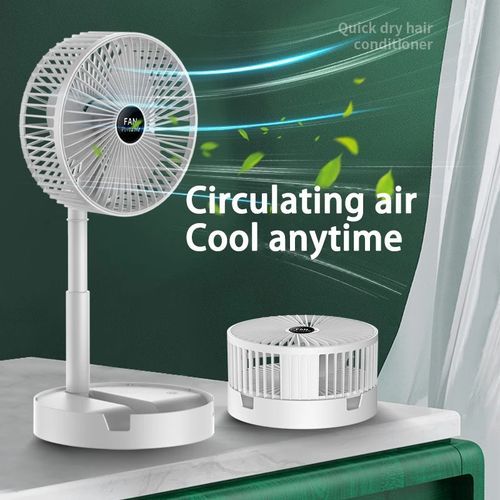 Desk Foldable Fan Adjustable Fan Strong Wind 3 Gear Usb