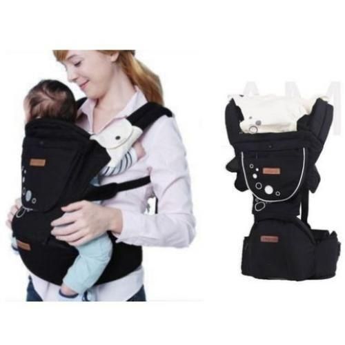 Hipseat Baby Carrier- Black