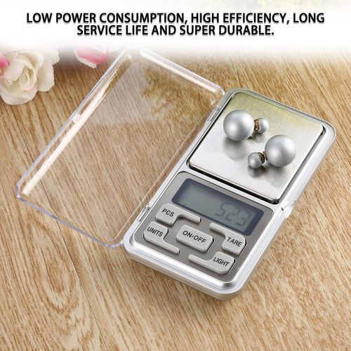 200g/0.01g Digital Precision Pocket Weigh Scale - Silver