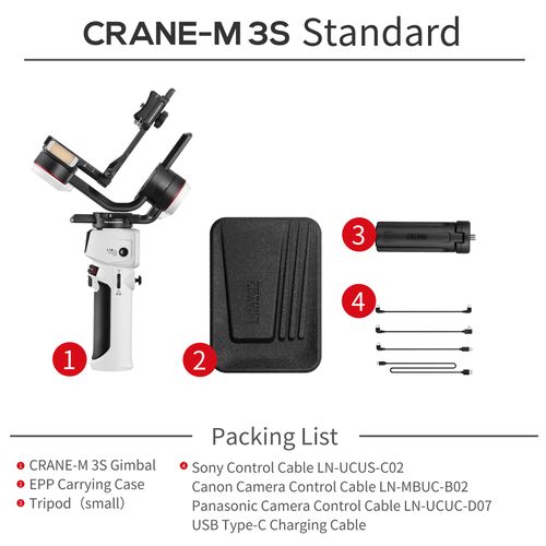 Zhiyun CRANE-M3S Standard Camera Handheld 3-Axis Gimbal
