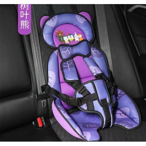 Baby Simple Car Portable Seat Belt, Foldable Car Seat Protection Travel Accessories for Kids 0-12, Car Seat Liner for Toddlers 3-5 Car Seat