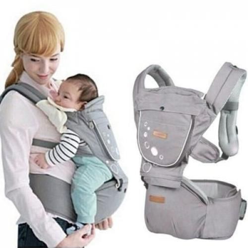 Hipseat Baby Carrier- Grey