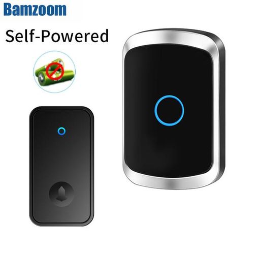 Self Powered Waterproof 433mhz Wireless Doorbell Smart Home Without Doorbell With Ringtone 150m Remote Bell