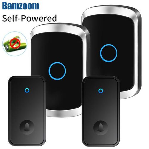 Self Powered Waterproof 433mhz Wireless Doorbell Smart Home Without Doorbell With Ringtone 150m Remote Bell
