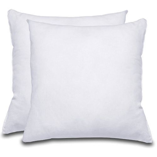 Elegance Set Of 2 Fibre Cushions - White