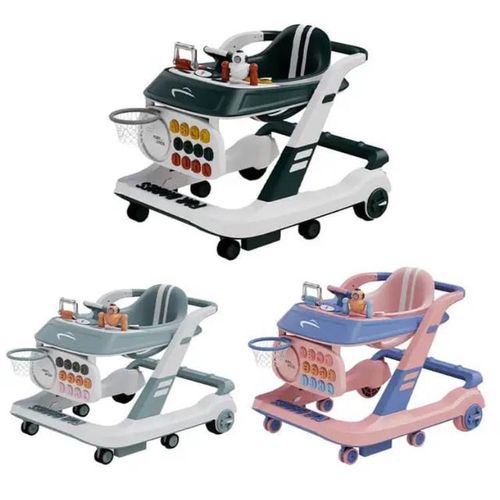 3 In 1 Foldable Baby Walker-White