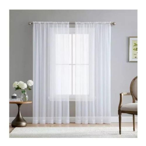 Plain White Curtain Net Piece