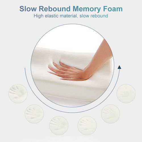 100% Natural Orthopaedic Latex Slow Rebound Memory Foam Pillow - White