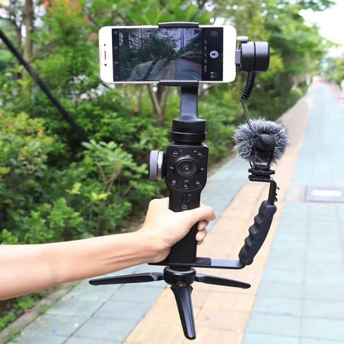 Handheld L-shaped Gimbal Expansion Bracket Holder With 2