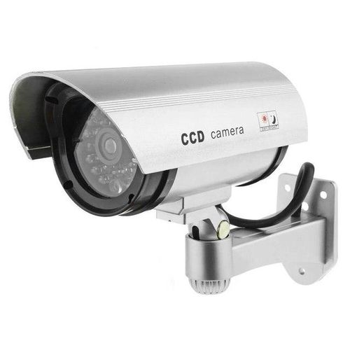Security Camera Home Imitation Cctv Security Flashing Ir Red Led Waterproof Outdoor Indoor Black Silver