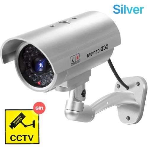 Outdoor  Camera Home Security CCTV Waterproof Emulational Dummy Camera IR F LED Light  Video Surveillance CameraSurveillance Cameras
