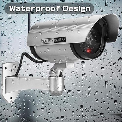 Cctv Camera Solar Powered W/ Infared Ir Led Outdoor Video Surveillance Simulated Home Security Camera