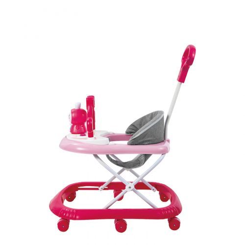 Mom Easy Multi Functional Baby Walker with 3Educational Modules Pink