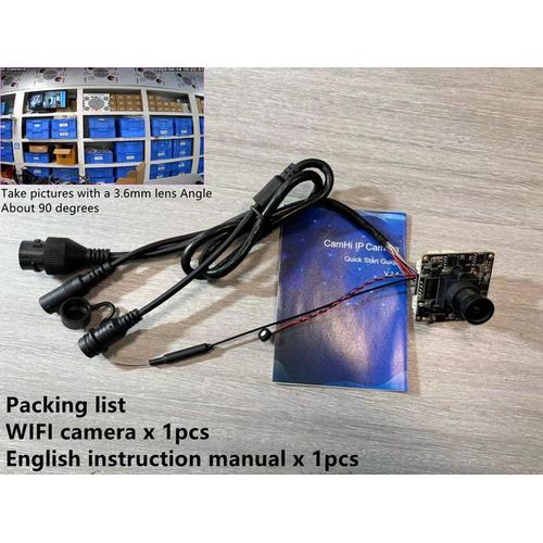5mp 2mp 1080p Hd Onvif P2p Size 38*38mm Audio Wireless Ip Camera Module Mini Wifi Sd Slot Camhi Home Security Camera System
