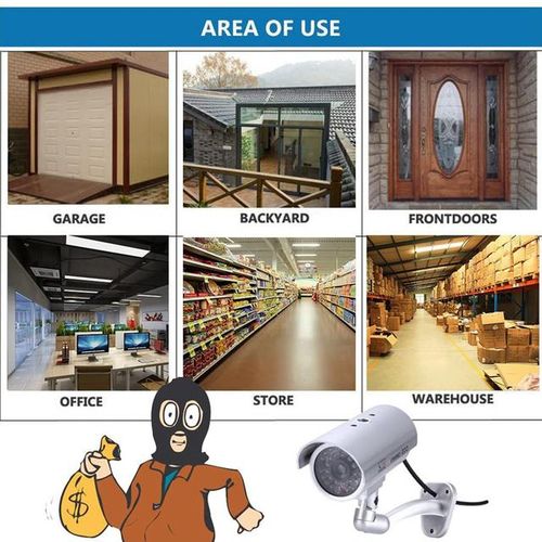 1/2/4pcs Camera Surveillance Waterproof Security Simulation Camera Cctv Surveillance Camer