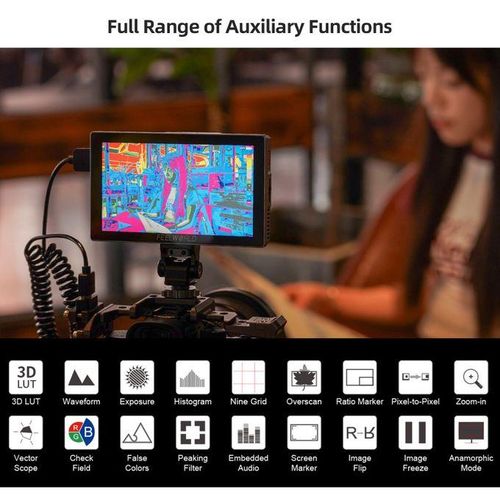 Feelworld P6X 5.5 Inch DSLR Camera Field Monitor Aluminum