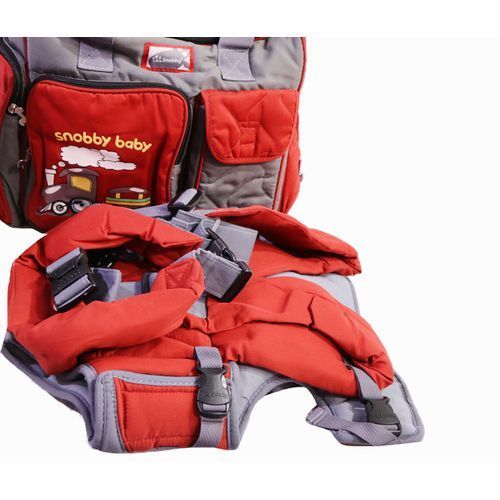Baby Carrier and Bag - Red, Grey