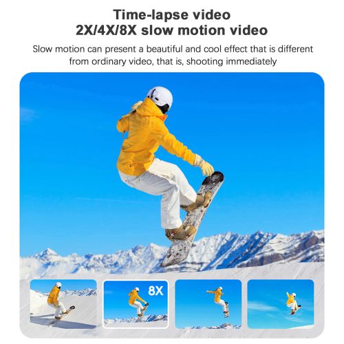 5K Head Mounted Camera Wearable WiFi Video Camera Camcorder