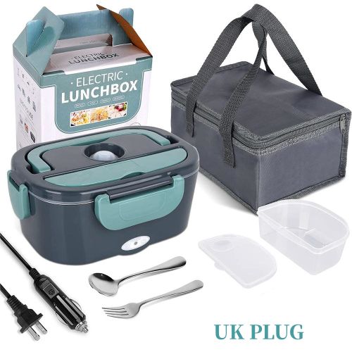 Stainless Steel Insulated Lunch Box, For Car,Outdoor,Travel-Dark Green