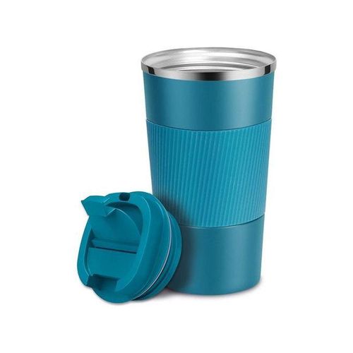 Stainless Steel Travel Mug - Blue