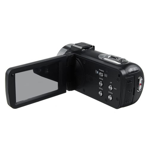 30MP 4K HD Camcorder WiFi 3.0 Inch Touch Screen 16X Powerful Digital Zoom Video Camera for YouTube Vlogging Optional with Microphone and Wide Angle Lens