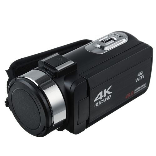 30MP 4K HD Camcorder WiFi 3.0 Inch Touch Screen 16X Powerful Digital Zoom Video Camera for YouTube Vlogging Optional with Microphone and Wide Angle Lens