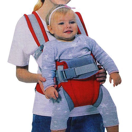 New Strong Comfortable Baby Carrier With a Hood - Red