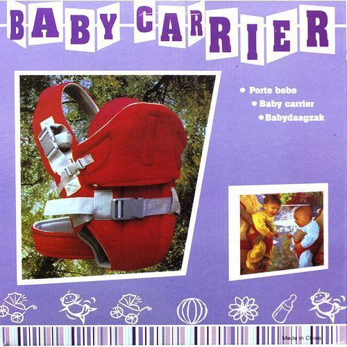 New Strong Comfortable Baby Carrier With a Hood - Red