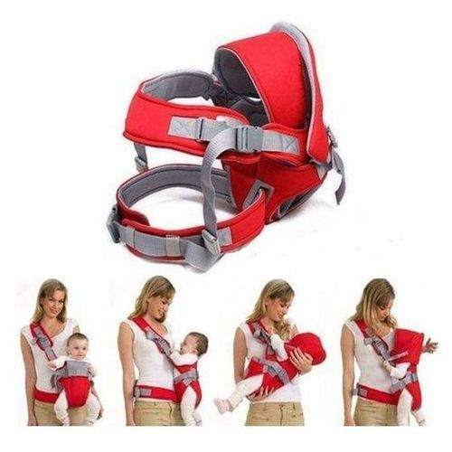 New Strong Comfortable Baby Carrier With a Hood - Red