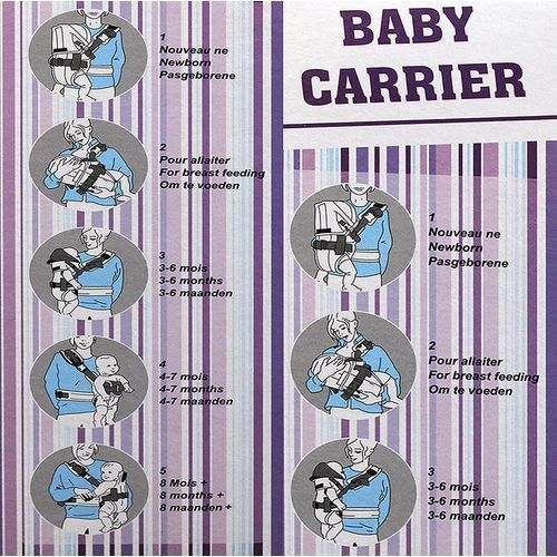 New Strong Comfortable Baby Carrier With a Hood - Red