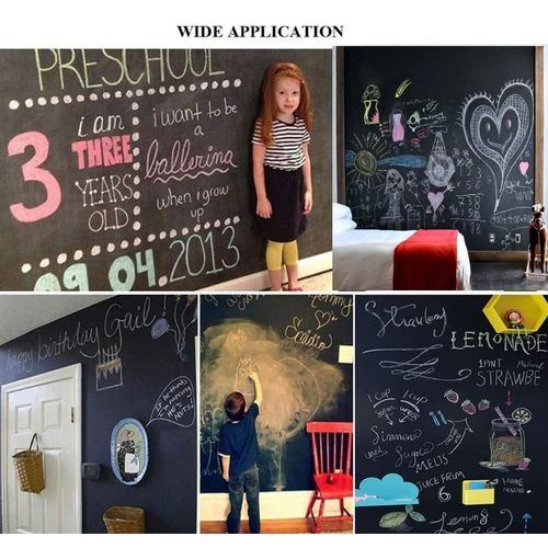 45*100cm Erasable Blackboard Wall Sticker For Teaching And Home Decoration