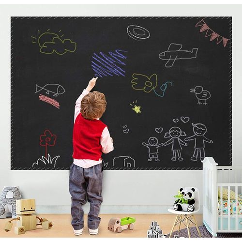 45*100cm Erasable Blackboard Wall Sticker For Teaching And Home Decoration